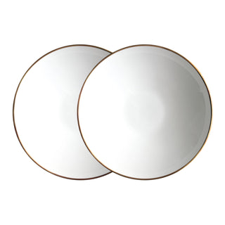 Alex Gold Set of 2 8" Soup / Pasta Bowl White Background Photo