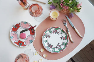 Deco Oval Placemats Blush Pink Lifestyle Photo