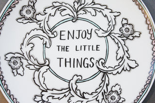 Enjoy Today Salad Plate Close Up Photo