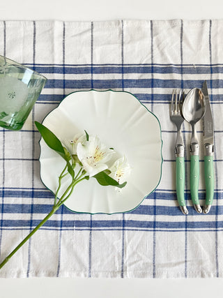 Amelie Forest Green Salad Plate Lifestyle Photo