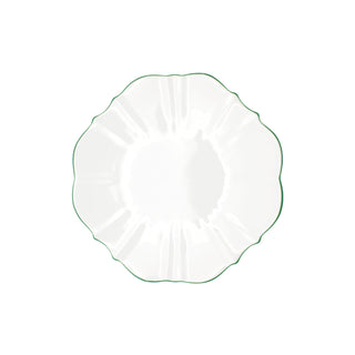 Amelie Forest Green 8.5 in. Salad Plate White Background Photo