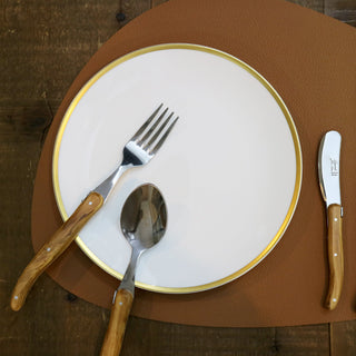 Golden Edge Salad Plate Lifestyle Photo