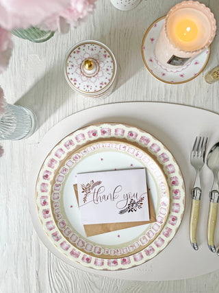 Deco Oval Placemats Ivory Lifestyle Photo