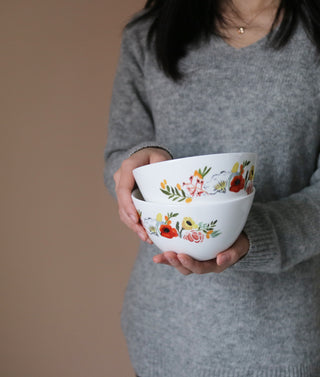 Language of Flowers Cereal & Soup Bowl Lifestyle Photo