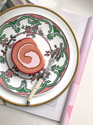 Always Marie Salad Plate & Golden Edge Dinner Plate Lifestyle Photo