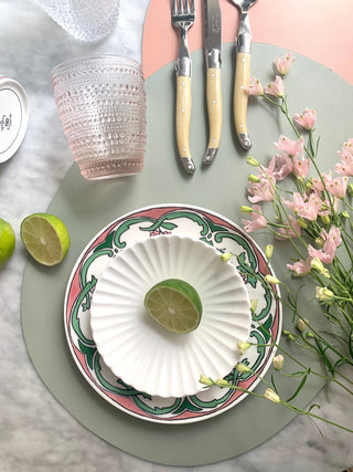 Deco Oval Placemats Mint Lifestyle Photo