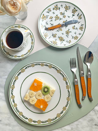 Deco Oval Placemats Mint Lifestyle Photo