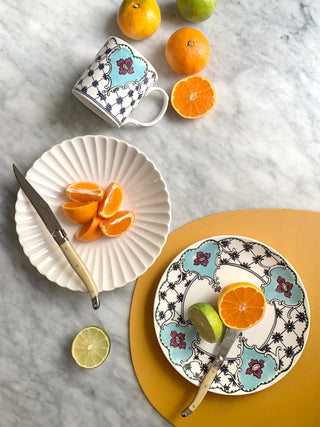 Deco Oval Placemats Yellow Lifestyle Photo