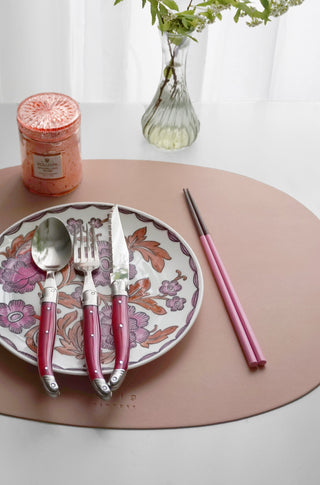 Sandal Chopstick Pink & Heritage & Deco Placemat Assorted Lifestyle Photo