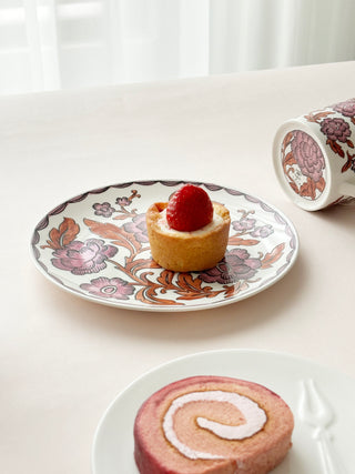 Heritage Rosa Rugosa Lifestyle Photo Salad Plate Cut