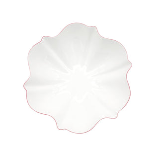Amelie Roseate Serving Bowl White Background Photo