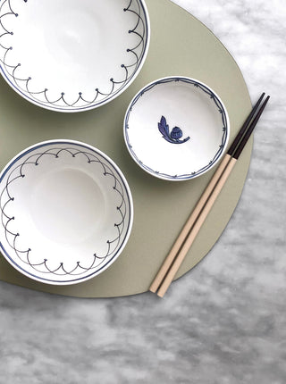 Sandal Chopstick Beige & Blue Bird Assorted Lifestyle Photo