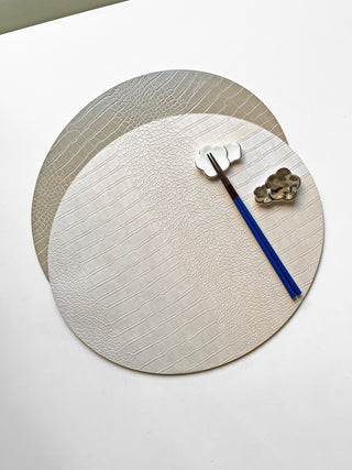 Sandal Chopsticks Deep Blue & Blooming & Dovi Placemats Assorted Lifestyle Photo