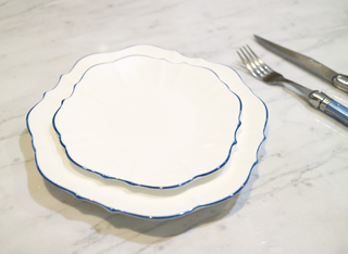 Amelie Royal Blue Plates Lifestyle Photo