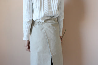 Bistro Apron Tan Lifestyle Shot Back