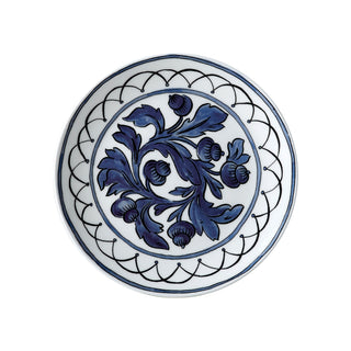 Heritage Blue Bird 8 in. Salad Plate White Background Photo