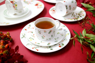 Language of Flowers Lifestyle Photo Cup and Saucer Focus