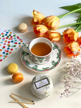 Always Marie Cup and Saucer Lifestyle Photo