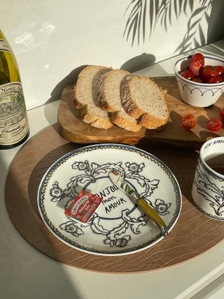 Bonjour Mon Amour Lifestyle Photo Salad Plate Cut