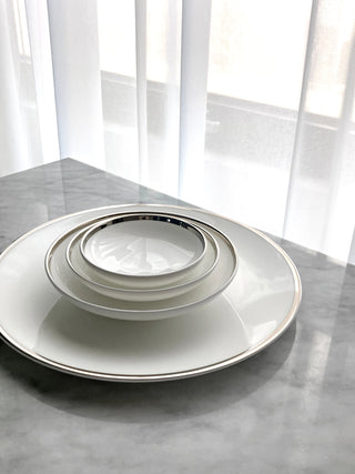 Platinum Edge Lifestyle Photo Charger Plate & Assorted Canape Plates Cut