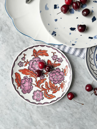 Heritage Rosa Rugosa Lifestyle Photo Salad Plate Cut