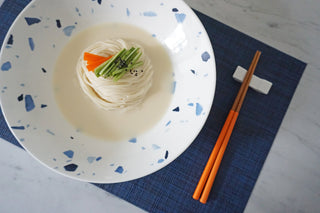 Terrazzo Azzurro Serving Bowl Lifestyle Photo