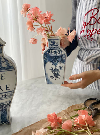 Well Versed Blue Small Vase Lifestyle Photo