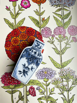 Well Versed Blue Small Vase Lifestyle Photo