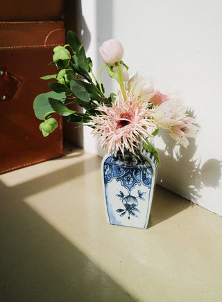 Well Versed Blue Small Vase Lifestyle Photo