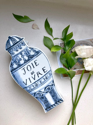 Well Versed Joie Blue Medium Vase Lifestyle Photo