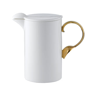 Cutlery Teapot / Jug with Lid White Background Photo
