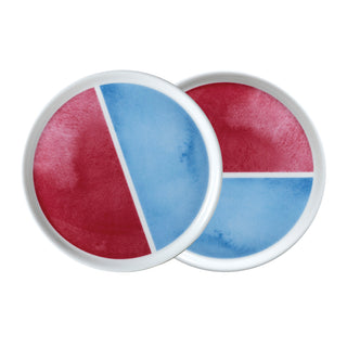 Reve Ros�� Set of 2 6 in. Bread Plates White Background Photo