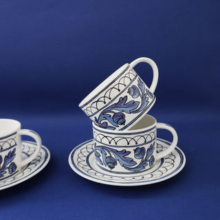 Heritage Blue Bird Cup and Saucer Studio Photo