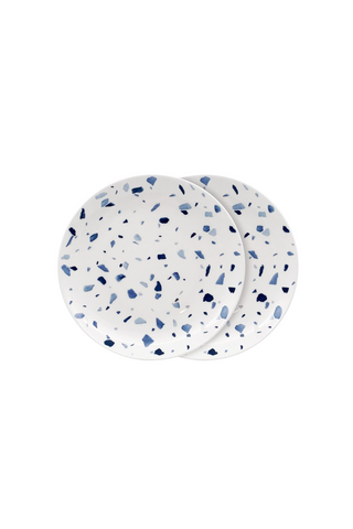 Terrazzo Azzurro - Set of 2, 6 in. Bread and Butter Plates