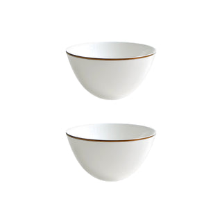 Alex Gold Set of 2 6" Cereal Bowl White Background Photo