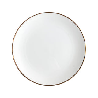 Alex Gold 10" Dinner Plate White Background Photo