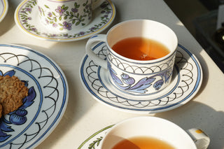 Heritage Assorted Lifestyle Photo Blue Bird Cup and Saucer Cut