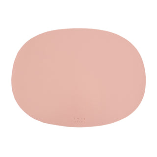 Deco - Set of 2, Oval Placemats - Blush Pink