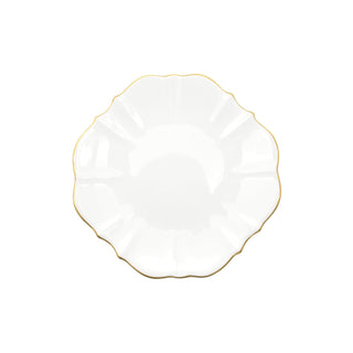 Amelie Brushed Gold 8.5 in. Salad Plate White Background Photo