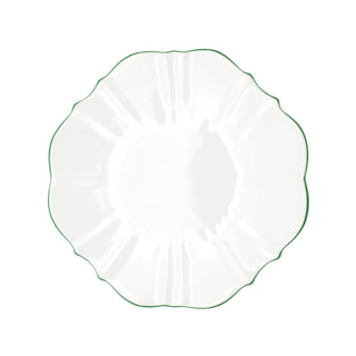 Amelie Forest Green 10.5 in. Dinner Plate White Background Photo