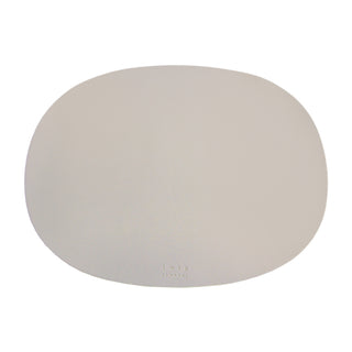 Deco - Set of 2, Oval Placemats - Light Beige