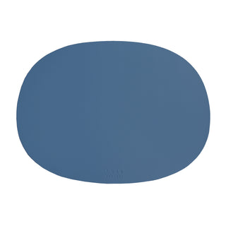 Deco - Set of 2, Oval Placemats - Light Blue