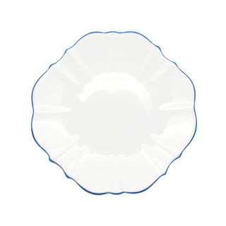 Amelie Royal Blue 10.5 in. Dinner Plate White Background Photo