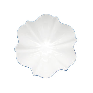 Amelie Royal Blue Serving Bowl White Background Photo