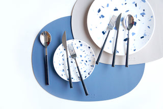 Terrazzo Azzurro Dinner & Bread and Butter Plates Lifestyle Photo