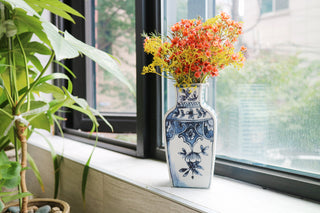 Well Versed Blue Small Vase Lifestyle Photo
