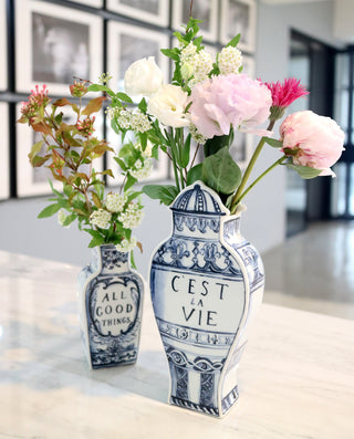 Well Versed Letter Vases Lifestyle Photo