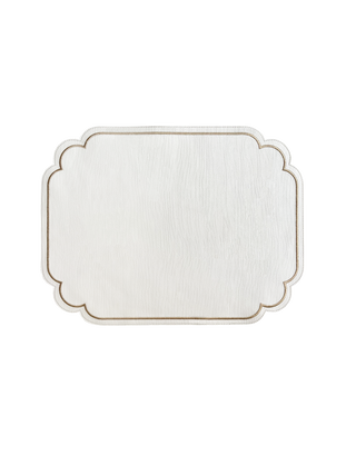 Lane Table Mat - Ivory Almond transparent background image