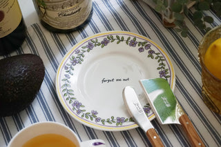 Heritage Forget Me Not Lifestyle Photo Saucer Cut
