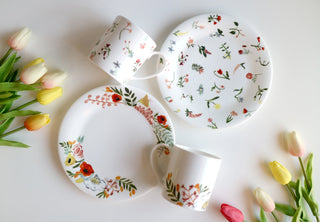 Language of Flowers Mugs & Salad Plates Lifestyle Photo